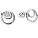 Produktbild Vinani Ohrstecker Spirale glänzend Sterling Silber 925 Ohrringe OSGG