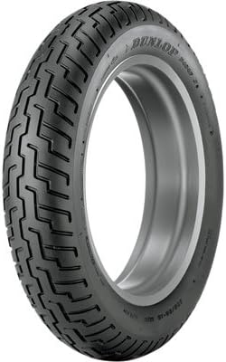 140/80-17 (69H) Dunlop D404 Front Motorcycle Tire Black Wall for Honda VTX1300R 2005-2009