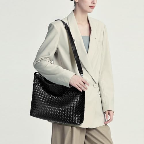 Bolso Tote tejido hobo estilo Boston para mujer miniatura 2