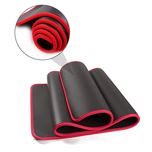 CLISPEED Esporte Yoga Treino Mat Portátil Grosso Yoga Mat Grosso Yoga Mat para Ginásio Em Casa Exerc