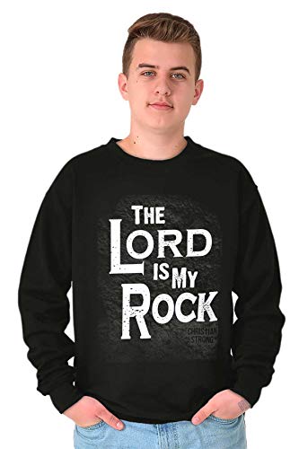 The Lord Is My Rock Christian Sweatshirt For Men Or Women Black #TOP5