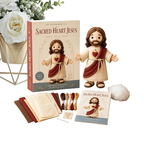 Kit de decoración de Jesús y Virgen María ideal para mesita de noche