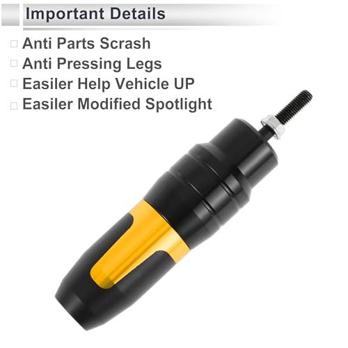 Cadre de protection pour roue de moto en alliage d'aluminium doré 185 mm - 6