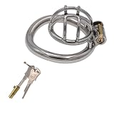 Men's Stainless Steel Training Protective Cage, Short-Style Large-Ring, Lightweight and Comfortable Protective Gear-USLZA008 (Extra Large)