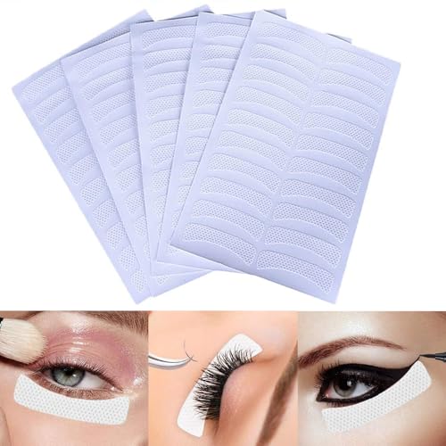 Kalolary 200PCS Eyeshadow Shields Eyelashes Pad, Disposable Eyeshdow Stencil Eyeliner Patches Tape Makeup Stencils For Eyelash Extensions/Perming/Tinting Makeup