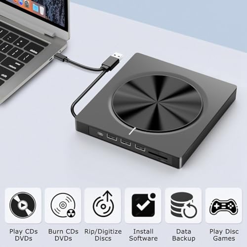 Graveur optique externe pour PC portable lecteur DVD universel