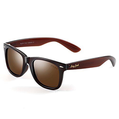 Buy grey jack Square Sunglasses Polarized Lens, Classic and Retro Style
