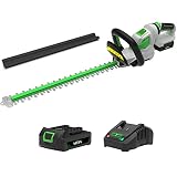 SOYUS Hedge Trimmer Cordless, 20V Electric Hedge Trimmers with 18 Inch Dual Action Blades and 3/4" C