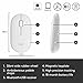 Logitech Pebble Wireless Mouse, Bluetooth or 2.4 GHz with USB Mini-Receiver, Silent, Slim Computer Mouse with Quiet Click for Laptop/Notebook/PC/Mac - White