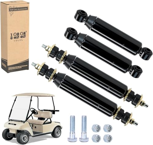 10L0L Golf Cart Club Car DS Shocks & Precedent Shocks, Front and Rear Shock Absorber for Club Car DS 1981-up, Precedent 2004-up, Tempo 2018-up Gas & Electric Models, OEM 1014235,1014236,1010991