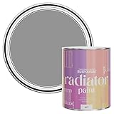 Rust-Oleum Grey Radiator Paint in Matt Finish - Pitch Grey 750ml
