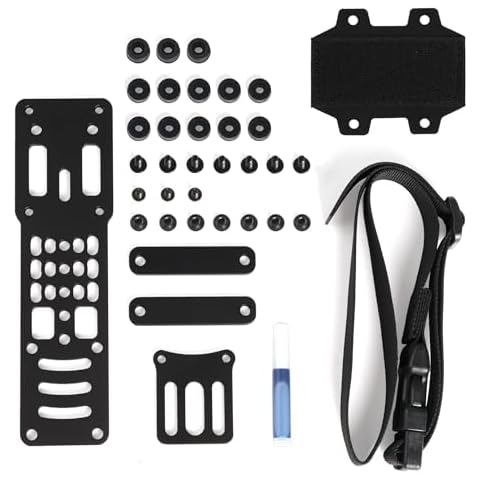 Jimtyee Drop Leg Holster Adapter with V-elcro Belt Holster Adapter for QLS kit Tactical Modular Holster Platform with Thigh Strap Police Gear Duty Belt Accessories Cover