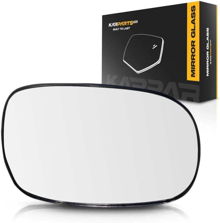 For Toyota Tundra 2000 01 02 03 04 05 2006 Mirror Glass Passenger Side | Heated | w/Backing Plate | Convex Glass Type | SR5 Model | Replacement For 879080C070 | TO1325124