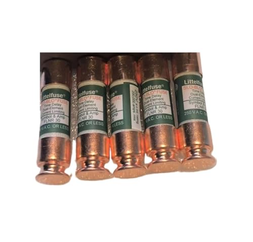 Fusible FLNR009 FLNR-9 temporisé 250V 9A RK5 pour protection de circuit en lot de 10 pièces