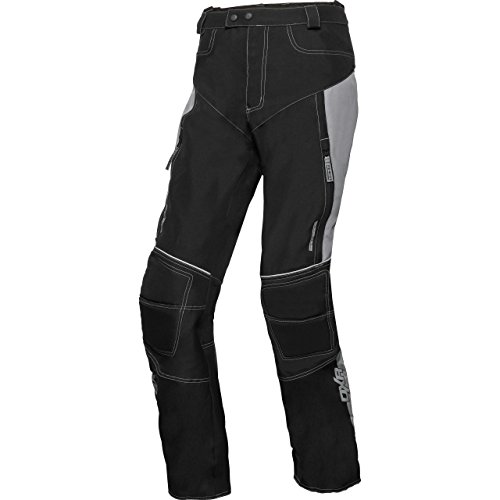 Motorradhose Herren Sommer Textilhose, Verbindungsreißverschluss, Zwei Einschub-, Zwei Gesäßtaschen, Reflexmaterial, Taschen für Knie- und