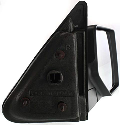 Kool Vue Mirror Set Compatible With 2006-2011 Ford Ranger, Fits 2006-2007 Mazda B3000, 2006-2009 B2300 & 2006-2009 B4000 Driver And Passenger Side Manual Folding, Textured Black, Manual Glass #TOP4