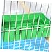 JOINPAYA 2pcs Parrot Bathing Tub for Birds and Lightweight Bird Bathing Box for Parakeets and Finches -Relief Bath Supplies Easy to Hang Cage