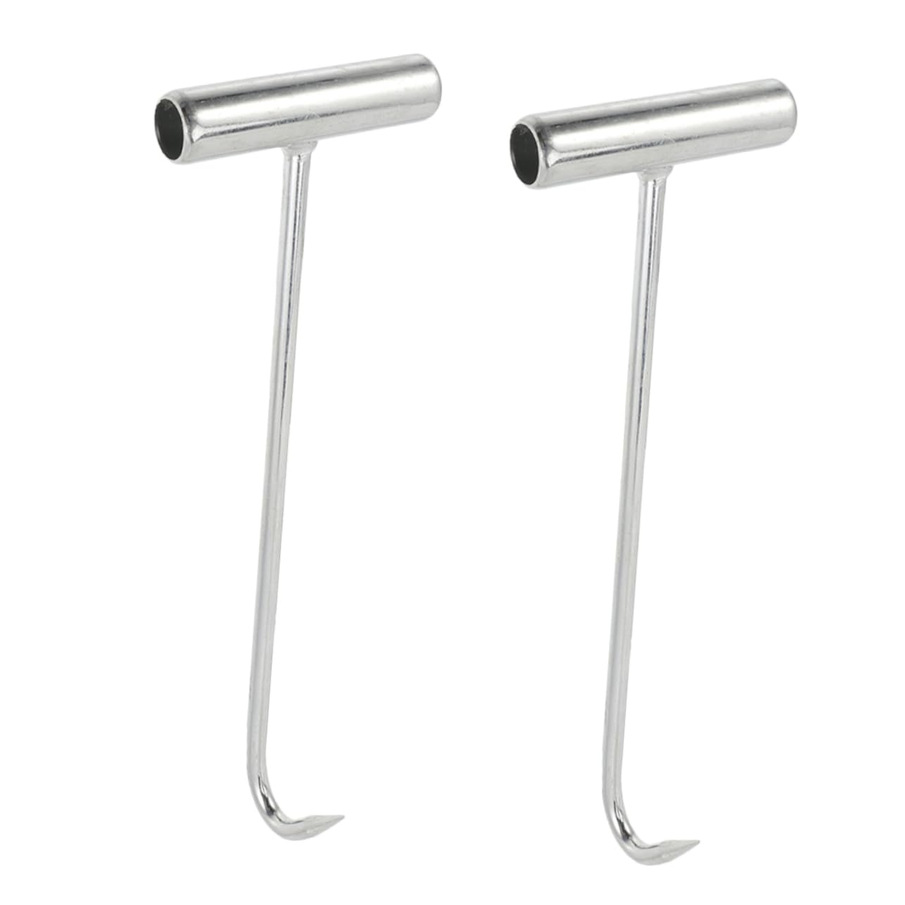 FUNOMOCYA Heavy Duty Lifting Hooks 2pcs Manhole Cover Lifter Corrosion Proof u Shape Metal Hooks for Roll