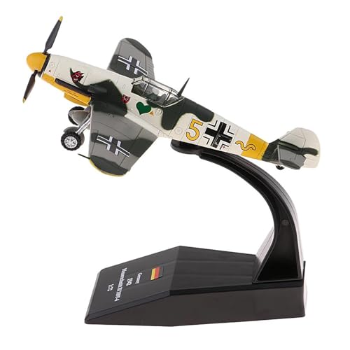 Avión Bf-109 réplica diecast compacta escala 1:72 para colecciones sin espacio 6