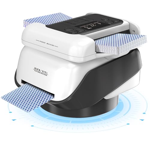 Mélangeur de cartes automatique rotatif pour simplifier la donne aux joueurs