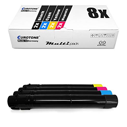 Toner Dell 7130 CDN Eurotone pack de 8 cartouches de rechange de toutes les couleurs