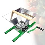 【Matériaux sains】Fabriqué avec une trémie en acier inoxydable de qualité alimentaire et un support en acier revêtu de poudre, ce broyeur à fruits est conçu pour durer. Léger et facile à transporter, il se déplace sans effort d'un endroit à l'autre. Profitez d'un outil fiable et robuste pour tous vos besoins de transformation des fruits.