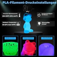 SUNLU PLA Glow in The Dark Filament 1.75 mm 1KG Leuchtend Blau – Ansicht 4