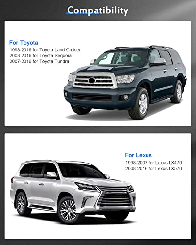 Eccpp 4X 3 Inch Wheel Spacers Adapters 5X150 To 5X150 110Mm 5 Lug 14X1.5 Studs For Tundra For Lx470 Lx570 1998-2016 For Land Cruiser 2008-2016 For Sequoia #TOP2