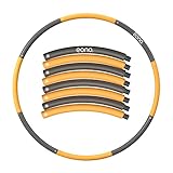 【Espuma más gruesa, sin dolor en el ejercicio prolongado】 Está diseñado con espuma gruesa ecológica (4,4 mm de grosor), suave y cómoda, con absorción de impactos y protección para la cintura. Este hula hoop de espuma gruesa es adecuado para ejercicios de cintura a largo plazo y le ayuda a crear una cintura delgada y saludable.