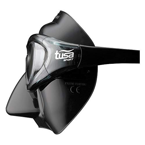 Tusa Sport Adult Free Diving Mask, Black/Smoke, Um29 Bkskc #TOP1