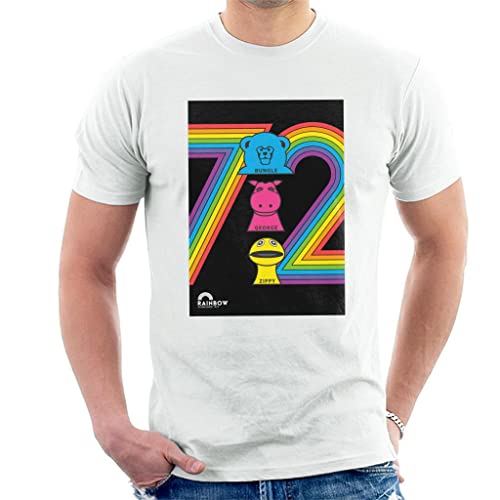 Rainbow 1972 Bungle George and Zippy t-shirt anti-déformation