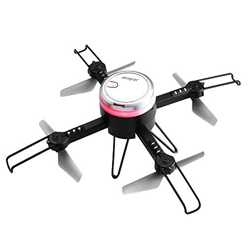 HELIFAR Dron con Cámara, Dron 720P FPV Tiempo Real, Control de Aplicaciones, Dron Selfie Plegable para Principiantes Adultos