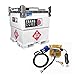 Western Global Fuel Transfer Tank 10TCG: TransCube Transportable, Double Walled 251 US Gallon Diesel Storage Tank with 12V, 15gpm Pump Kit and Level Gauge