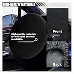 JOYCOURT Car Steering Wheel Cover Sun Shade, Anti-Heat Car Wheel Protector - Image 5