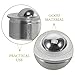 LIFKOME Heavy Duty Stainless Steel Ball Transfer Units with 440c Steel Balls Universal for Industrial Equipment and Furniture Accessories Metal Roller Replacement