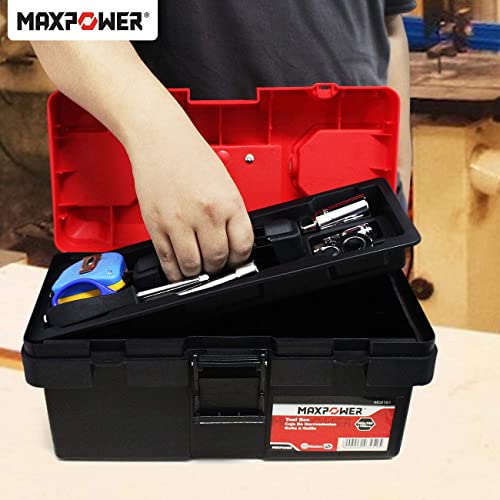 Maxpower Small Tool Box 14-Inch And 16-Inch, Plastic Carrying Tool Boxes For Home #TOP7