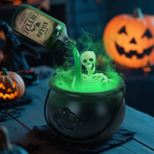 Cauldron Halloween Decorations Indoor - Skeleton DIY Magic Floating Potion