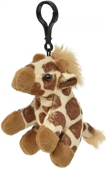 Unipak 1177GI-K Giraffe Plush Key holder, 3.5-inch Height