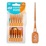 TePe EasyPick Dental Picks, Orange, ISO XS-S, 60 Stk., effiziente Reinigung der Zahnzwischenräume, langlebiger Dental Pick für kleine Zahnlücken