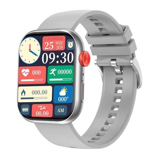 Relógio Inteligente Smartwatch FB047 com 1.83" Tela, Bluetooth, 100 Modos Esporte, IP68, 5 Dias Bateria - 37g Leve para Homens e Mulheres Prata
