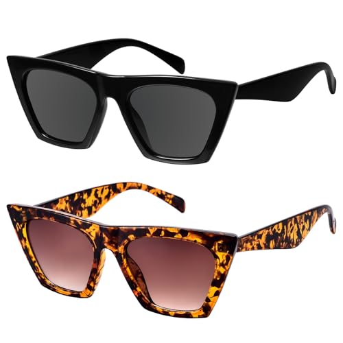 Lunettes de soleil carrées Cateye mosanana MS51801 pour femme