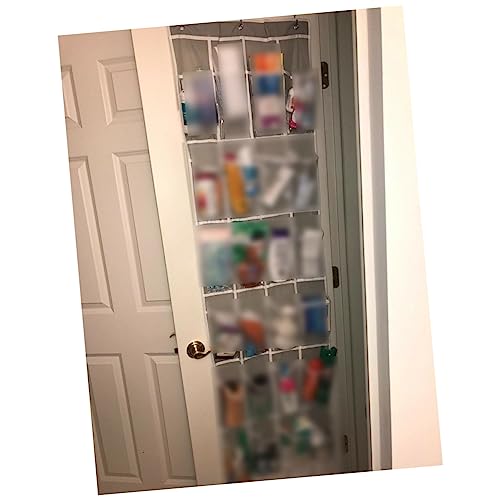 OFFSCH over The Door Shoe Rack 24 Grid Storage Bag Door Rear Hanging Wall Sundry Bag Waterproof