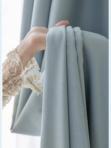 Rideaux d'extérieur terrasse haut de gamme bleu clair en polyester durable - 3
