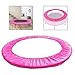 Nicedeal Trampoline Cloth Cover 32 Inch Mini Fitness Trampoline Skirt for Children Jumping Bed Rosy Trampoline Cover