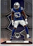 2022 PANINI MOSAIC #86 SHAQUILLE LEONARD INDIANAPOLIS COLTS FOOTBALL OFFICIAL TRADING CARD OF THE NFL