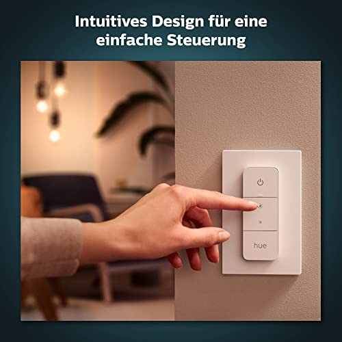 Philips Hue Dimmschalter, Zubehör für Ihr Philips Hue System, kabelloses Dimmen ohne Installation, Abrufen von Lichtszenen, Weiß - Image 4