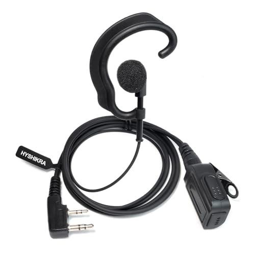 Auriculares en forma de G para coordinación en Baofeng UV5R y Retevis HT