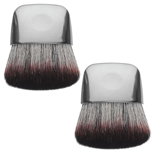 HONITANO Lot de 2 pinceaux plats pour le visage, pour