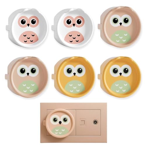 Copri Prese Elettriche, 6pcs Copriprese Per Bambini, Opertura Presa Elettrica Per Bambino Senza Chiave Né Aderente, Per...