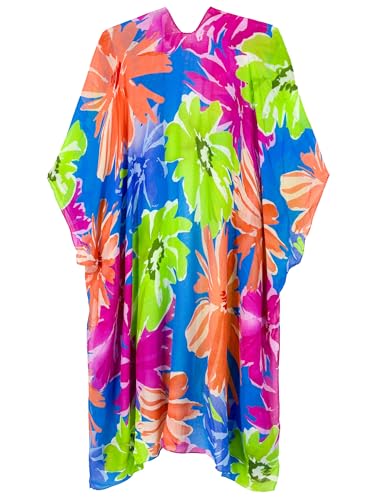 Image of Breezy Lane Women's Kimono Cardigan Summer Swimsuit Coverups Beach Cover Up with Floral Print for Vacation